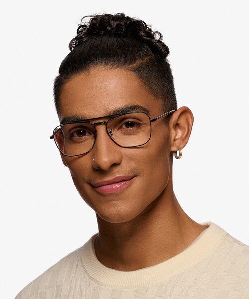 Ray-Ban RB3636V Black MetalEyeglass Frames for Men from EyeBuyDirect