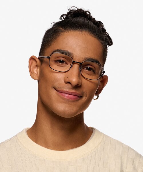 Ray-Ban RB3690V Black MetalEyeglass Frames for Men from EyeBuyDirect