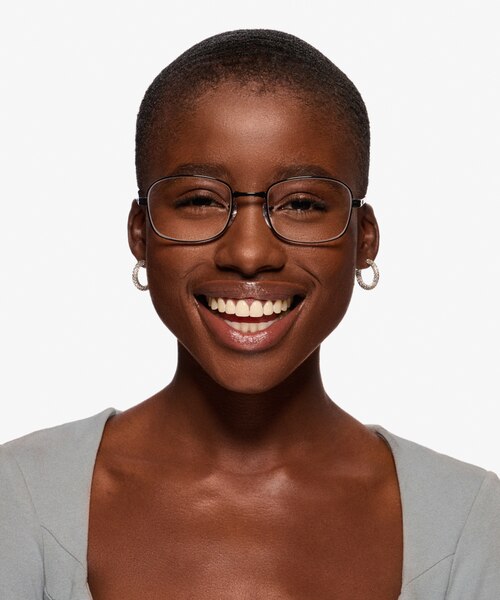 Ray-Ban RB3690V Black MetalEyeglass Frames for Women from EyeBuyDirect