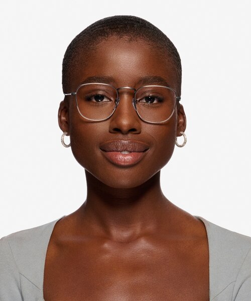 Ray-Ban RB3857V Frank Antique Gunmetal MetalEyeglass Frames for Women from EyeBuyDirect