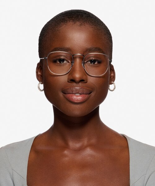Ray-Ban RB3857V Frank Antique Gunmetal MetalEyeglass Frames for Women from EyeBuyDirect