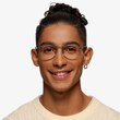 Ray-Ban RB3958V Elon Antique Gunmetal MetalEyeglass Frames for Men from EyeBuyDirect