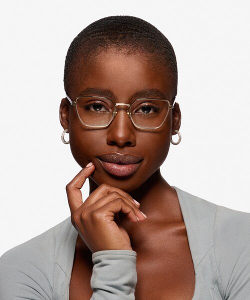 Vogue Eyewear VO4244 Pale Gold MetalEyeglass Frames for Women from EyeBuyDirect