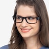 Oakley Airdrop Satin Black PlasticEyeglass Frames for Women from EyeBuyDirect