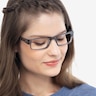 Oakley Airdrop Gray Shadow PlasticEyeglass Frames for Women from EyeBuyDirect