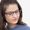 Oakley Airdrop Gray Shadow PlasticEyeglass Frames for Women from EyeBuyDirect