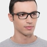 Oakley Chamfer MNP Noir PlastiqueMontures de lunettes de vue pour Hommes d'EyeBuyDirect