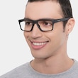 Oakley Litebeam Satin Black PlasticEyeglass Frames for Men from EyeBuyDirect