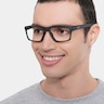 Oakley Litebeam Satin Black PlasticEyeglass Frames for Men from EyeBuyDirect