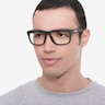 Oakley Holbrook Rx Satin Black PlasticEyeglass Frames for Men from EyeBuyDirect