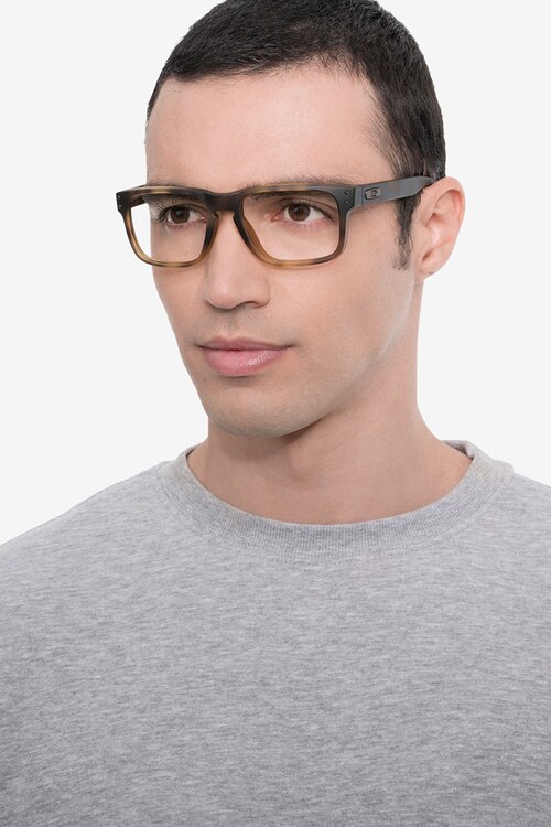 Oakley Holbrook Rx Tortoise PlasticEyeglass Frames for Men from EyeBuyDirect