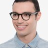 Ray-Ban RB2180V Black AcetateEyeglass Frames for Men from EyeBuyDirect