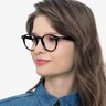 Ray-Ban RB2180V Black AcetateEyeglass Frames for Women from EyeBuyDirect