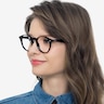 Ray-Ban RB2180V Black AcetateEyeglass Frames for Women from EyeBuyDirect