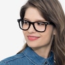 Ray-Ban RB4340V Wayfarer Black PlasticEyeglass Frames for Women from EyeBuyDirect