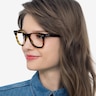 Ray-Ban RB4340V Wayfarer Tortoise PlasticEyeglass Frames for Women from EyeBuyDirect