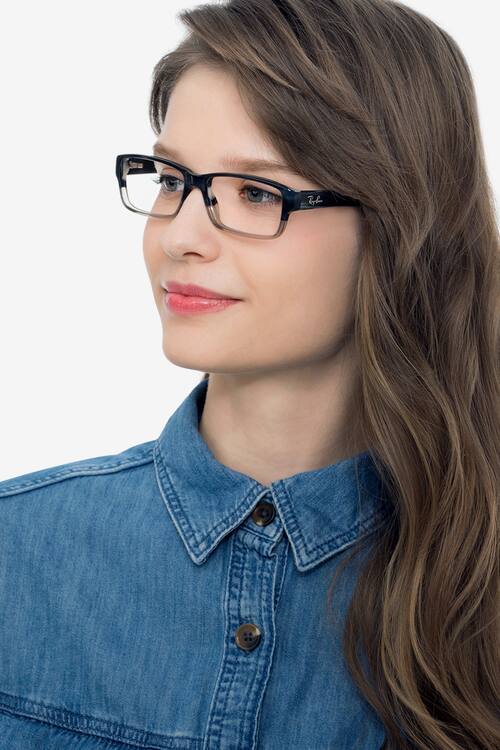 Black & Gray Ray-Ban RB5169 -  Acetate Eyeglasses