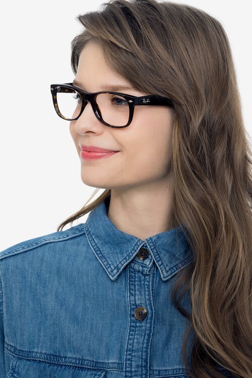 Ray-Ban RB5184 Wayfarer Tortoise AcetateEyeglass Frames for Women from EyeBuyDirect