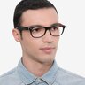 Ray-Ban RB5184 Wayfarer Black & Red AcetateEyeglass Frames for Men from EyeBuyDirect