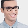 Ray-Ban RB5228 Black AcetateEyeglass Frames for Men from EyeBuyDirect