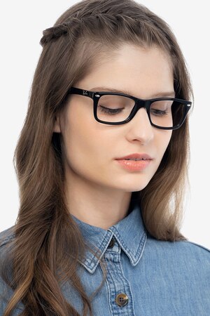 Black Ray-Ban RB5228 -  Acetate Eyeglasses