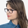 Ray-Ban RB5228 Black & Gray AcetateEyeglass Frames for Women from EyeBuyDirect