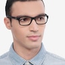 Ray-Ban RB5268 Matte Black AcetateEyeglass Frames for Men from EyeBuyDirect