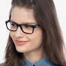 Ray-Ban RB5268 Matte Black AcetateEyeglass Frames for Women from EyeBuyDirect