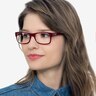 Ray-Ban RB5268 Red AcetateEyeglass Frames for Women from EyeBuyDirect