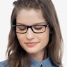 Ray-Ban RB5277 Black AcetateEyeglass Frames for Women from EyeBuyDirect