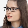 Ray-Ban RB5277 Black AcetateEyeglass Frames for Women from EyeBuyDirect