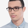 Ray-Ban RB5277 Matte Black AcetateEyeglass Frames for Men from EyeBuyDirect