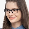 Ray-Ban RB5277 Matte Black AcetateEyeglass Frames for Women from EyeBuyDirect