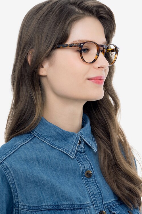 Ray-Ban RB5283 Tortoise AcetateEyeglass Frames for Women from EyeBuyDirect