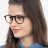 Ray-Ban RB5283 Warm Tortoise AcetateEyeglass Frames for Women from EyeBuyDirect