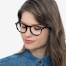 Ray-Ban RB5283 Black AcetateEyeglass Frames for Women from EyeBuyDirect