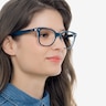Ray-Ban RB5285 Blue AcetateEyeglass Frames for Women from EyeBuyDirect