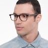 Ray-Ban RB5356 Tortoise & Gray AcetateEyeglass Frames for Men from EyeBuyDirect