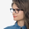 Ray-Ban RB7025 Blue PlasticEyeglass Frames for Women from EyeBuyDirect
