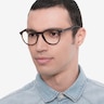 Ray-Ban RB7046 Tortoise PlasticEyeglass Frames for Men from EyeBuyDirect