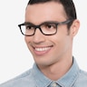 Ray-Ban RB7047 Black PlasticEyeglass Frames for Men from EyeBuyDirect