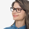 Ray-Ban RB7047 Black PlasticEyeglass Frames for Women from EyeBuyDirect