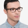 Ray-Ban RB7047 Tortoise Brown PlasticEyeglass Frames for Men from EyeBuyDirect