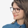 Ray-Ban RB7159 Blue PlasticEyeglass Frames for Women from EyeBuyDirect