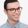Ray-Ban RB7159 Tortoise PlasticEyeglass Frames for Men from EyeBuyDirect