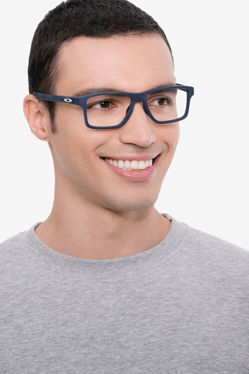 Oakley Chamfer Squared Universe Blue PlastiqueMontures de lunettes de vue pour Hommes d'EyeBuyDirect