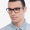 Ray-Ban RB7066 Black PlasticEyeglass Frames for Men from EyeBuyDirect
