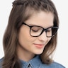 Ray-Ban RB7066 Black PlasticEyeglass Frames for Women from EyeBuyDirect