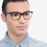 Ray-Ban RB7066 Tortoise Brown PlasticEyeglass Frames for Men from EyeBuyDirect