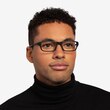 Oakley Chamfer Satin Black PlasticEyeglass Frames for Men from EyeBuyDirect
